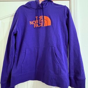 The North Face Purple and Orange Hoodie